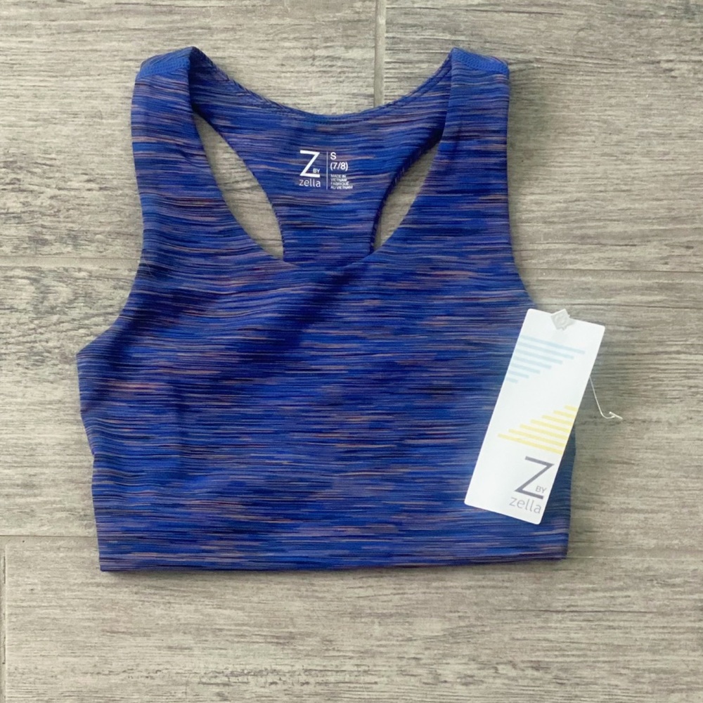 NWT Zella Girls Half Top Size Small (7/8)